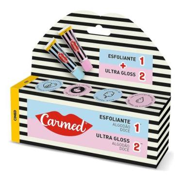 Imagem de Carmed Sos Algodão Doce Esfoliante 10g + Ultra Gloss 10g - Cimed