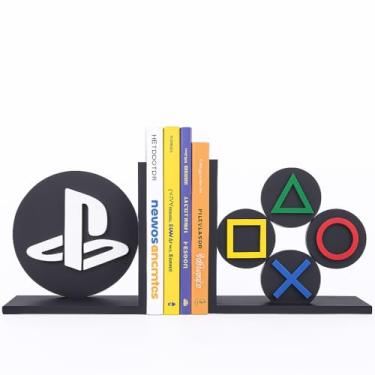 Imagem de Suporte gamer e livros aparador mdf decoração