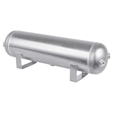Imagem de ZHSYMX 15 litros (15 litros) 5 portas tanque de armazenamento de ar comprimido tanque receptor de ar para suspensão de ar carro trem caminhão buzina prata