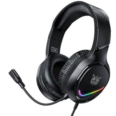 Imagem de Fone Gamer Headset Onikuma X31 com Microfone e LED RGB – Som Imersivo, Áudio Estéreo 50mm, Cancelamento de Ruído, com entrada P3 Compatível com PC, PS4, PS5, Xbox e Celular