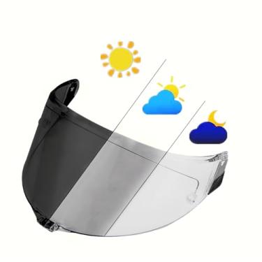 Imagem de BSTOP PISTA GP RR Viseira de capacete para AGV PISTA GP R, PISTA GP RR, CORSA R Visera Casco Moto (fotocrômico claro dia e noite)