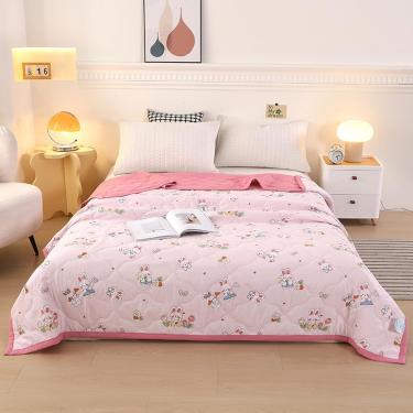 Imagem de Edredom Queen Size Completo Estilo Treliça Design Colcha Fofa Macia Cobertor Fino De Verão Lavável à Máquina Confortável Respirável Pode Dormir Aquecido Para Todas As Estações, F, 150x200cm