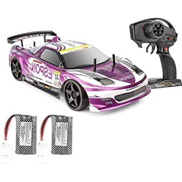 Imagem de Controle Remoto Carro Drift Racing Rc Carros Para Crianças, 70km / H Alta Velocidade Rc Drift Racing Car 1/10 Escala 2.4ghz Rc Drifting Veículo Caminhão Super Rápido Carro De Corrid, C