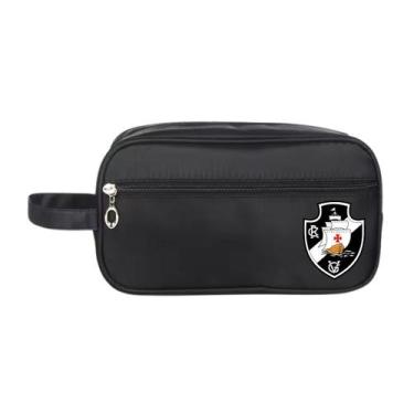 Imagem de Bolsa Necessaire Personalizada Nylon Preta Time de Futebol - Mormino, 