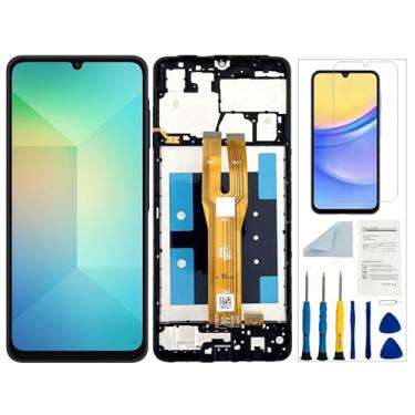 Imagem de Qinqiyue Substituição de tela para Samsung Galaxy A06 para Samsung Galaxy A065 LCD preta com moldura para Samsung Galaxy A06 SM-A065F Display Touch Screen Assembly Repair Parts