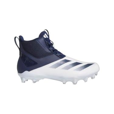 Imagem de adidas Tênis de futebol americano unissex adulto Adizero Chaos, Branco, 11 Women/10 Men