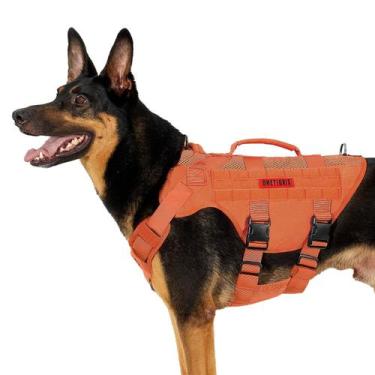 Imagem de Arnês para cães OneTigris Mesh Tactical No Pull para cães grandes