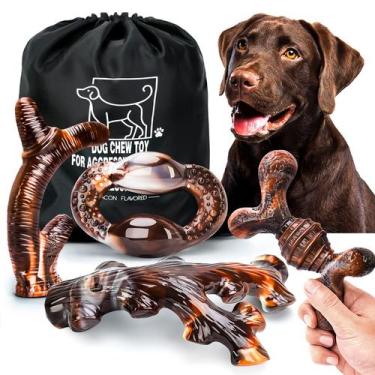 Imagem de Brinquedos para mastigar para cães OSORD Tough Indestrutível para cães