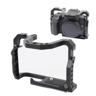 Imagem de GOWENIC Gaiola para Câmera, Placa de Liberação Rápida de Alumínio Com Superfície Anodizada e Junta Antiderrapante, Várias Opções de Montagem para Câmeras 200D 200DII
