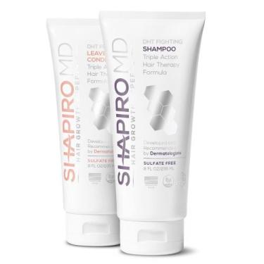 Imagem de Shampoo para queda de cabelo e condicionador Leave in Shapiro MD - Sha
