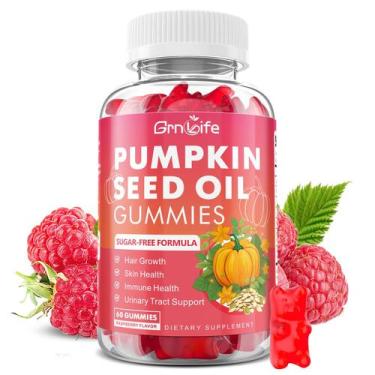 Imagem de Suplemento de gomas de óleo de semente de abóbora GrnLife 60 unidades