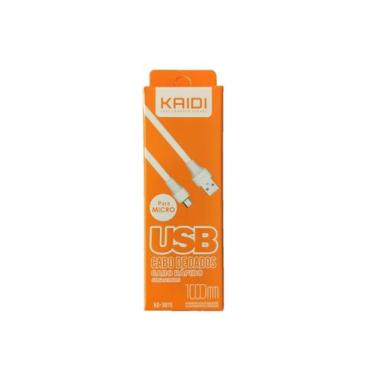Imagem de Cabo de Dados/Carregamento Micro USB Para Celular Kaidi