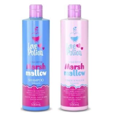 Imagem de Kit Shampoo E Condicionador Home Care Marshmallow 500ml - Natureza Cos