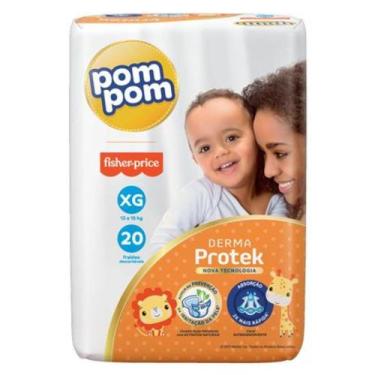 Imagem de Fralda Pompom Derma Protek Tam XG - 20 fraldas - OFERTA