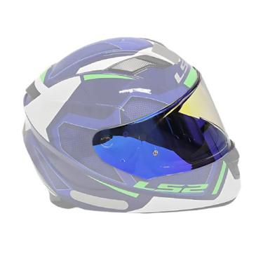 Imagem de Viseira Capacete Ls2 Ff320 Ff353 Ff800 Revo Azul Dia E Noite - Visor 1