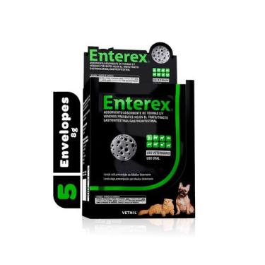 Imagem de Kit 5x Enterex Antitóxico - Envelopes de 8g - Vetnil