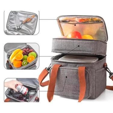 Imagem de Bolsa Térmica Lancheira Dobrável Escola Leve - Relet