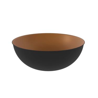 Imagem de Cuba p/ Pia de Banheiro de Sobrepor BN3674 33cm Cobre/Preto - Tecno Mobili
