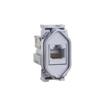 Imagem de Módulo Internet RJ45 Cromado Novara Dicompel