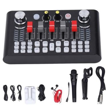 Imagem de Pacote profissional de equipamentos de podcast de cancelamento de ruído de kit de microfone com fone de ouvido para streaming ao vivo Karaoke Universal para iOS Android PC laptop