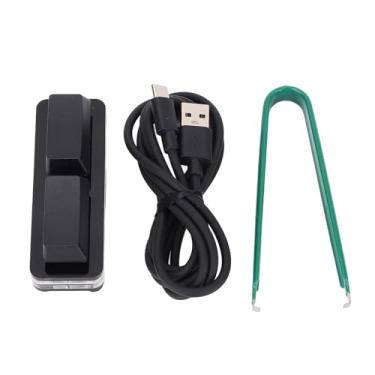 Imagem de Teclado programável do PC 2 chave RGB USB Wired Hot Swappable teclado mecânico para jogos e escritório com material acrílico ABS (Preto)