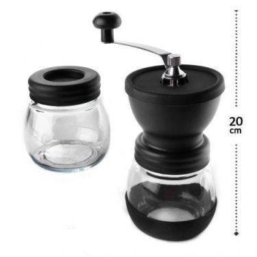 Imagem de Moedor de Café de Plástico Manual  com Recipiente 20 CM Clink 4827