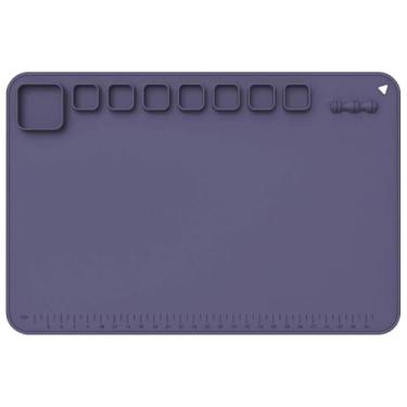 Imagem de Tapetes de silicone para artesanato | Folha de pintura de silicone antiaderente resistente ao calor de 60 x 40 cm, materiais de pintura sem desbotamento para arte, argila, fundição de resina