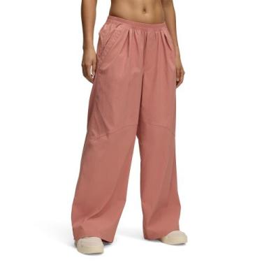Imagem de Calça Feminina Under Armour Unstoppable Parachute, Rosa, P