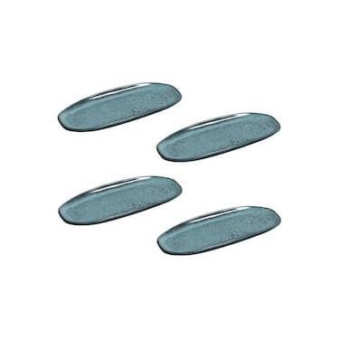 Imagem de Conjunto de Travessas Ovais Pequenas Porto Brasil Orgânico Night Sky 23x11cm - 4 Peças