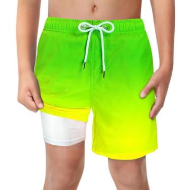 Imagem de Calções de banho LUCOWEE para meninos, tamanho 10-12