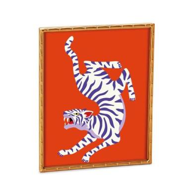 Imagem de Porta Retrato em Vidro/Metal Dourado 20x25cm - Mart