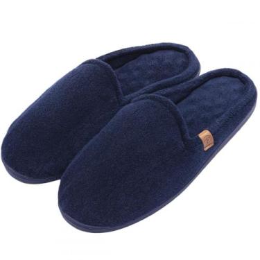 Imagem de Pantufa Masculina Anatômica em Atoalhado com Espuma Massageadora - Mar