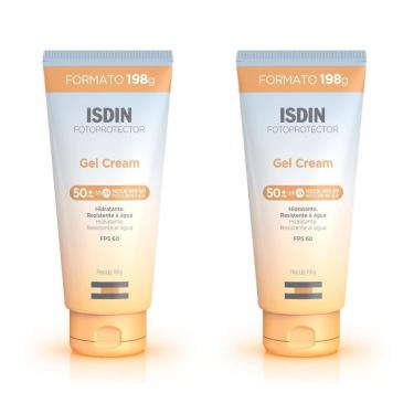 Imagem de Kit 2 Protetor Solar Corporal Isdin Gel Cream FPS 50+ 198g