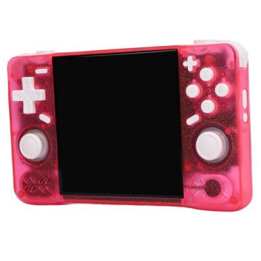 Imagem de Heayzoki Console de Jogos Portátil retrô, Tela de 4 Polegadas de 1 Polegada de 1,5 GHz Console de Jogos Retro, Bateria de 4000mAh, Suporte a Vários Emuladores, Design (64 GB)