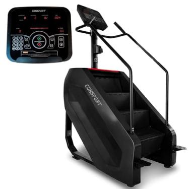 Imagem de Simulador De Escada Profissional Academia Musculaçao Fortalecimento Fisico Treino Magnética Ajustável Consport