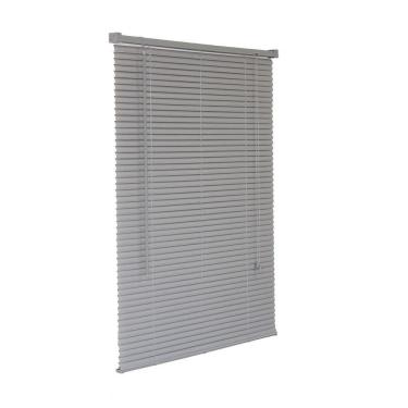 Imagem de Persiana Horizontal Pvc Cinza 100 L X 160 A Cortina Completa