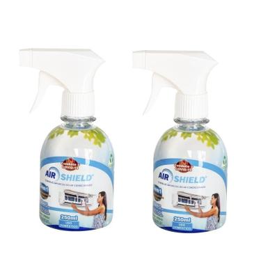 Imagem de 02 Air Shield Limpeza Higienização Ar Condicionado - 250 Ml