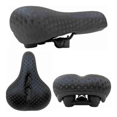 Imagem de Selim Super Preto Confortável Duas Molas Para Bicicleta Bike
