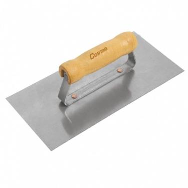 Imagem de Desempenadeira De Aço Lisa 12x25,6cm - 60701 - Cortag Desemp.aco Lisa 12x25,6cm 60701 Cortag