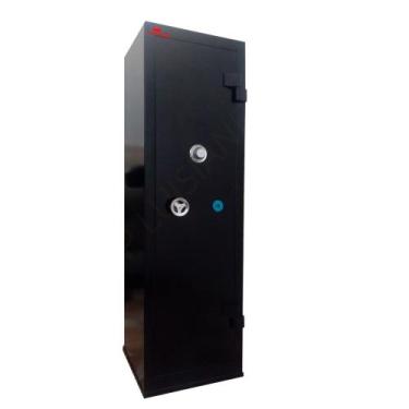 Imagem de Cofre para 05 armas longas 130x38 linha B - Ventura, Preto com Grafite