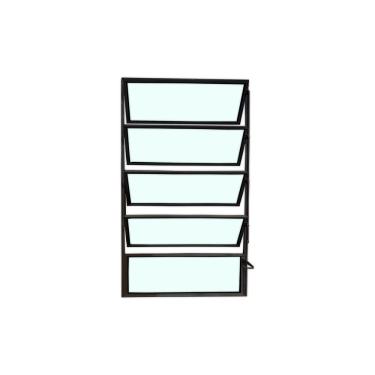 Imagem de Vitro Basculante de Alumínio Preto 100x40