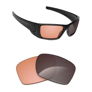 Imagem de Alphax Lentes de reposição Adapt Orange fotocromáticas não polarizadas para óculos de sol Oakley Fuel Cell OO9096