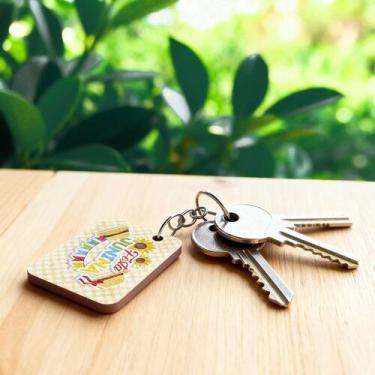 Imagem de Lembrancinha Chaveiro MDF São João Festa Junina Colorido - Bazar dos Q