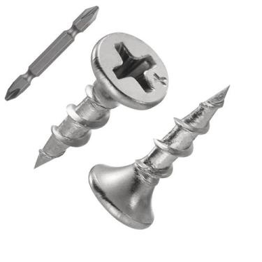 Imagem de Parafusos para drywall Wensilon 8X5 /8 410 em aço inoxidável 454 unida