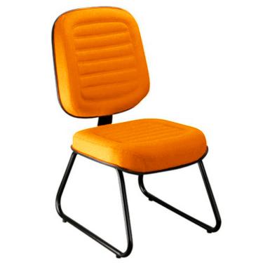 Imagem de Cadeira Diretor para Auditório e Salas de Convenções Gomada Linha Blenda Laranja
