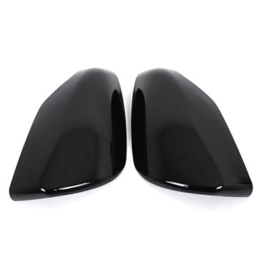 Imagem de Capa de espelho retrovisor de carro compatível com Subaru Outback 2021-2025, tampa protetora de espelho retrovisor da porta externa ABS acessórios decorativos (preto piano)