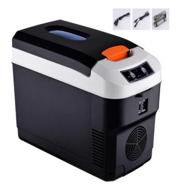 Imagem de Mini geladeira casa e 10l carro cooler aquece resfria - Multicoisa da 
