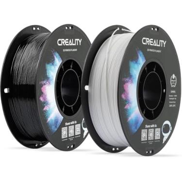 Imagem de Filamento para impressora 3d CR PETG Kit Preto + Branco 1,75mm