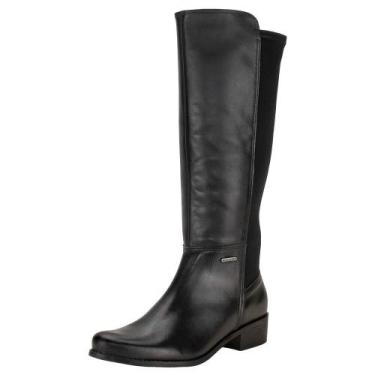 Imagem de Bota feminina cano alto bottero 345801, Preto, 35