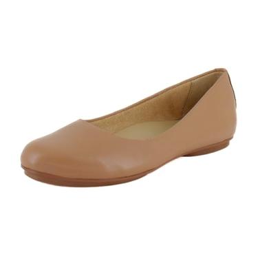Imagem de Naturalizer Sapatilha feminina Maxwell Slip-On Ballet, Couro Frappe, 10 Narrow